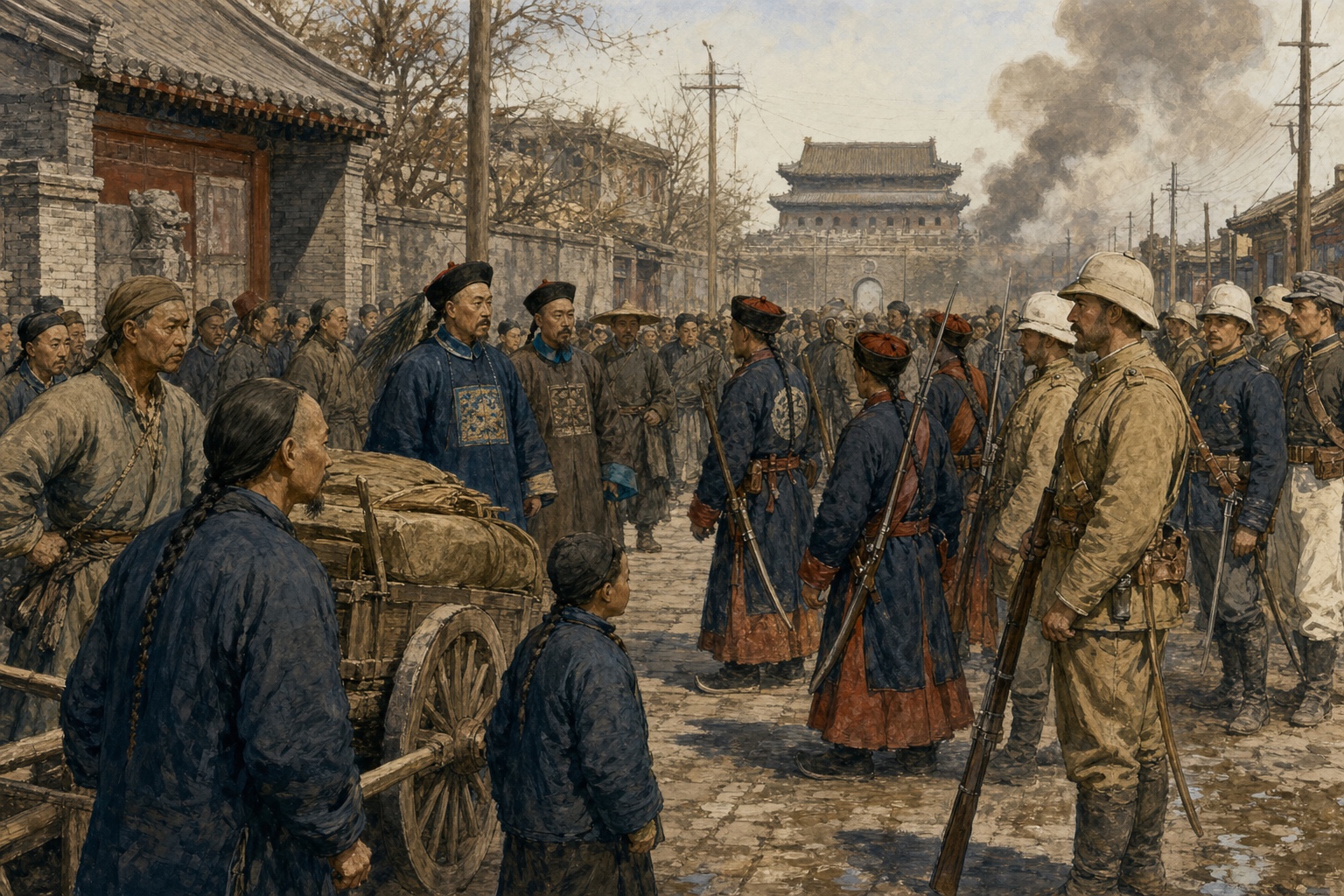 Reconstruction of people and places connected with Boxer Rebellion