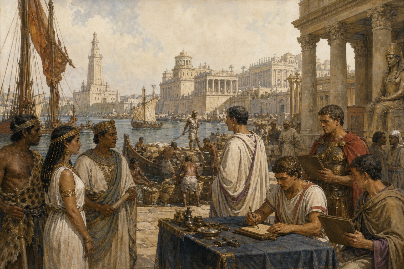 Reconstruction of people and places connected with Roman Annexation of Ptolemaic Egypt