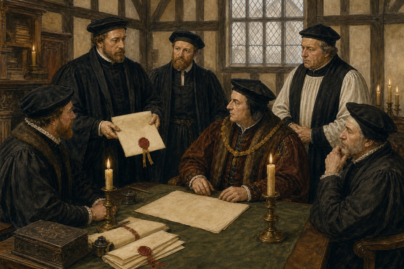 Reconstruction of people and places connected with English Reformation