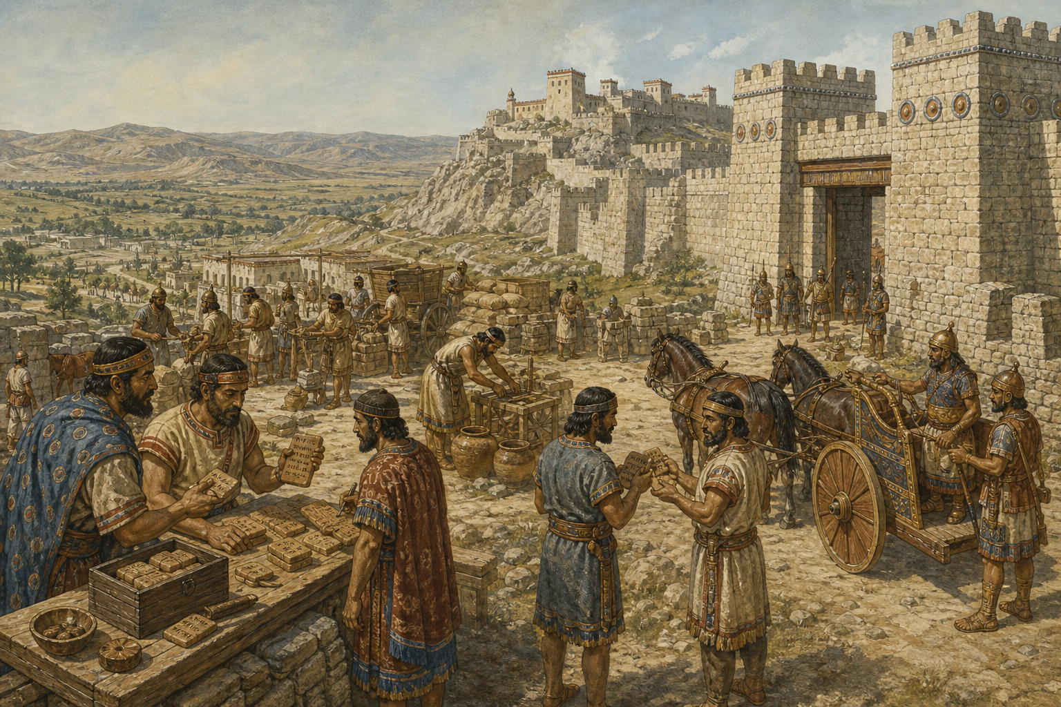 Reconstruction of chariots, fortresses, and diplomacy linking Hattusa with northern Syria