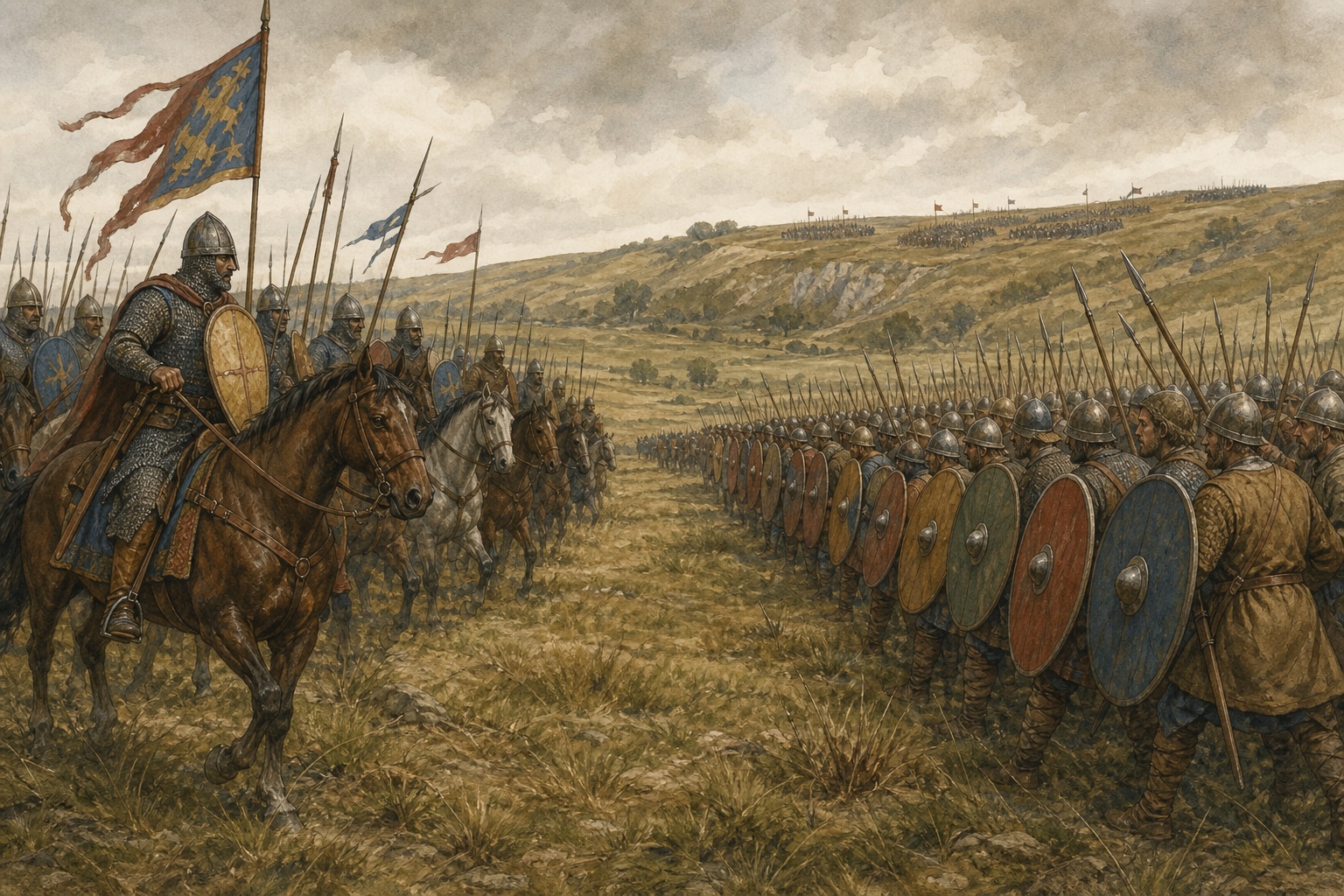 Reconstruction of people and places connected with Norman Conquest of England