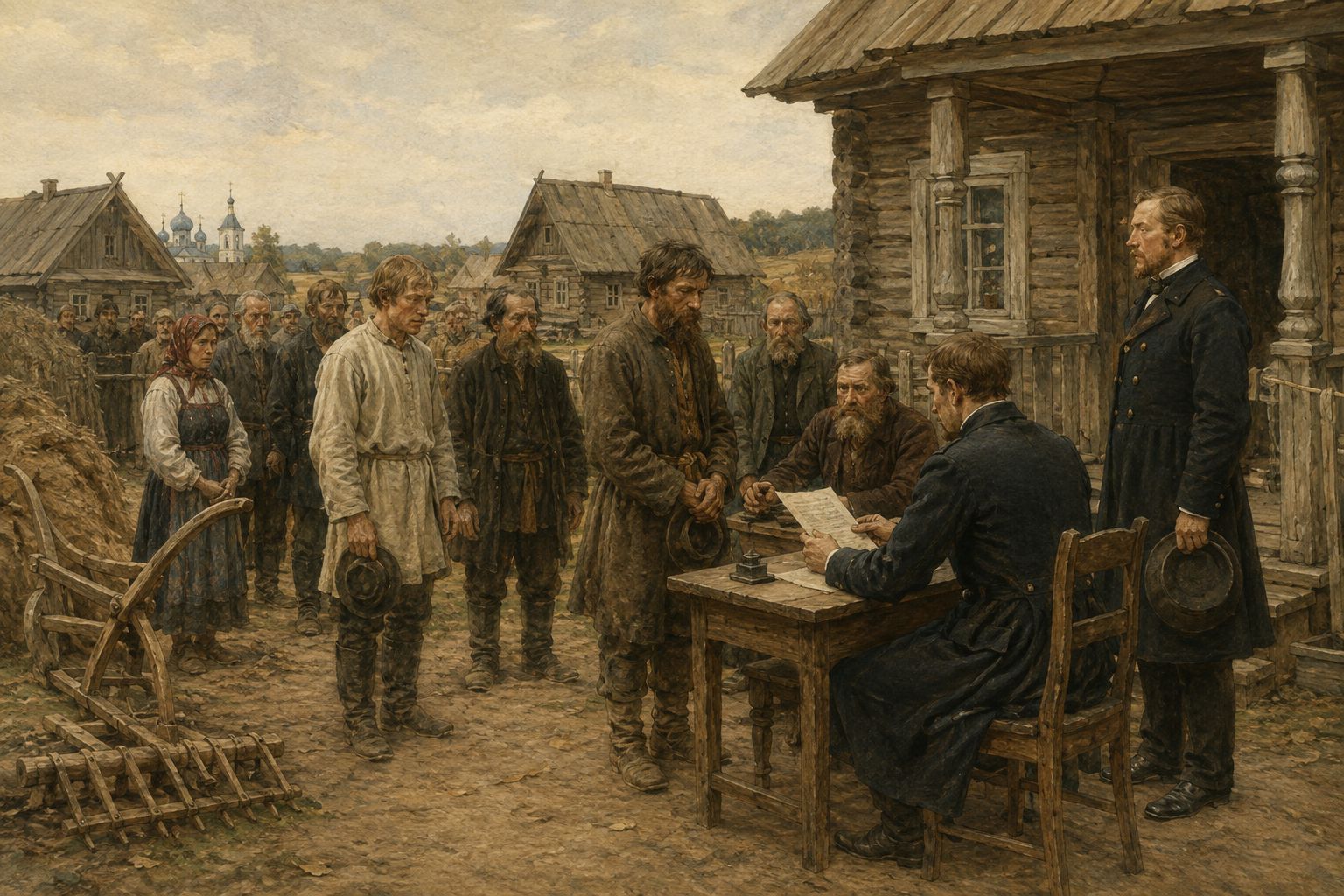 Historical reconstruction of “Crimean War exposes imperial weakness” in Emancipation of the Russian Serfs