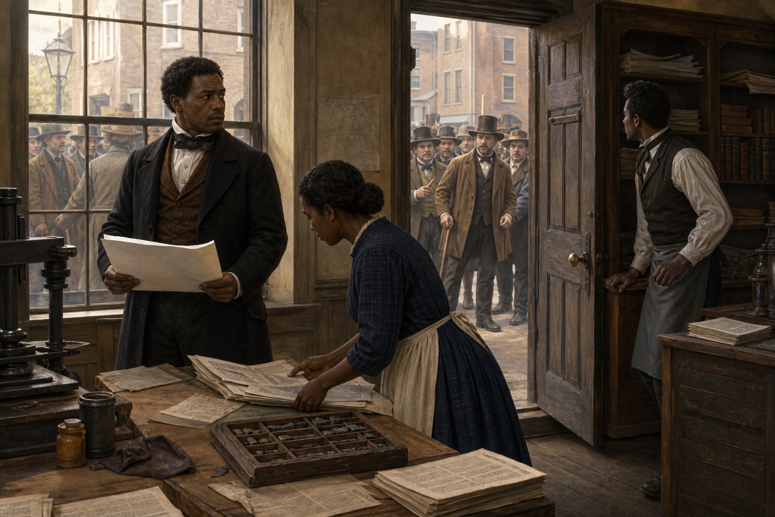 Abolitionism in the United States: a scene of rising tension