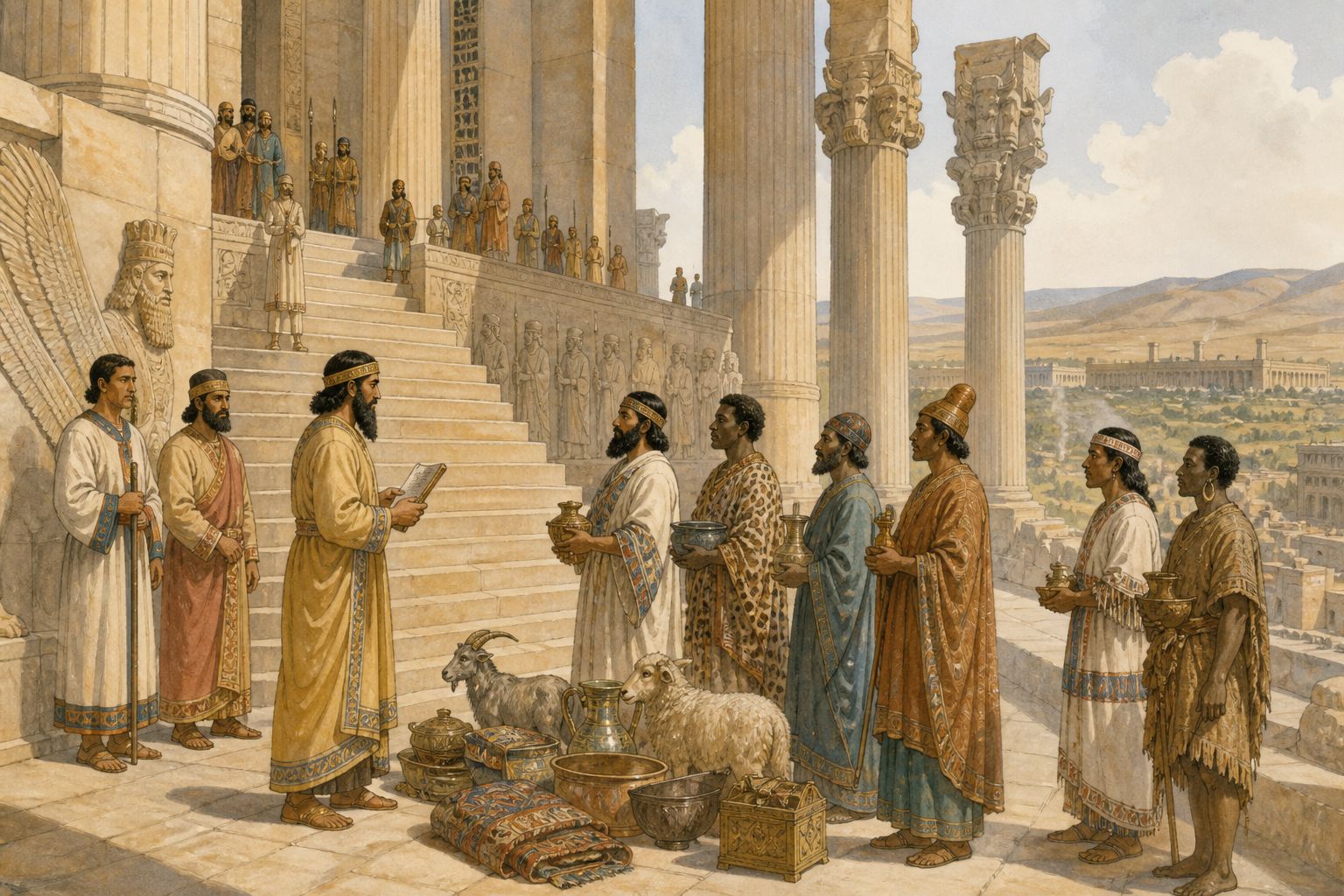 Historical reconstruction of the “Forces in motion” stage in Achaemenid Imperial Administration