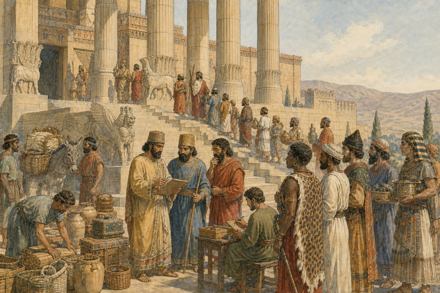Historical reconstruction of the “Earlier conditions” stage in Achaemenid Imperial Administration