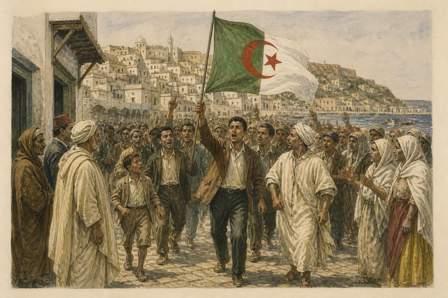 Historical reconstruction of the “Current phase” stage in Algerian Independence