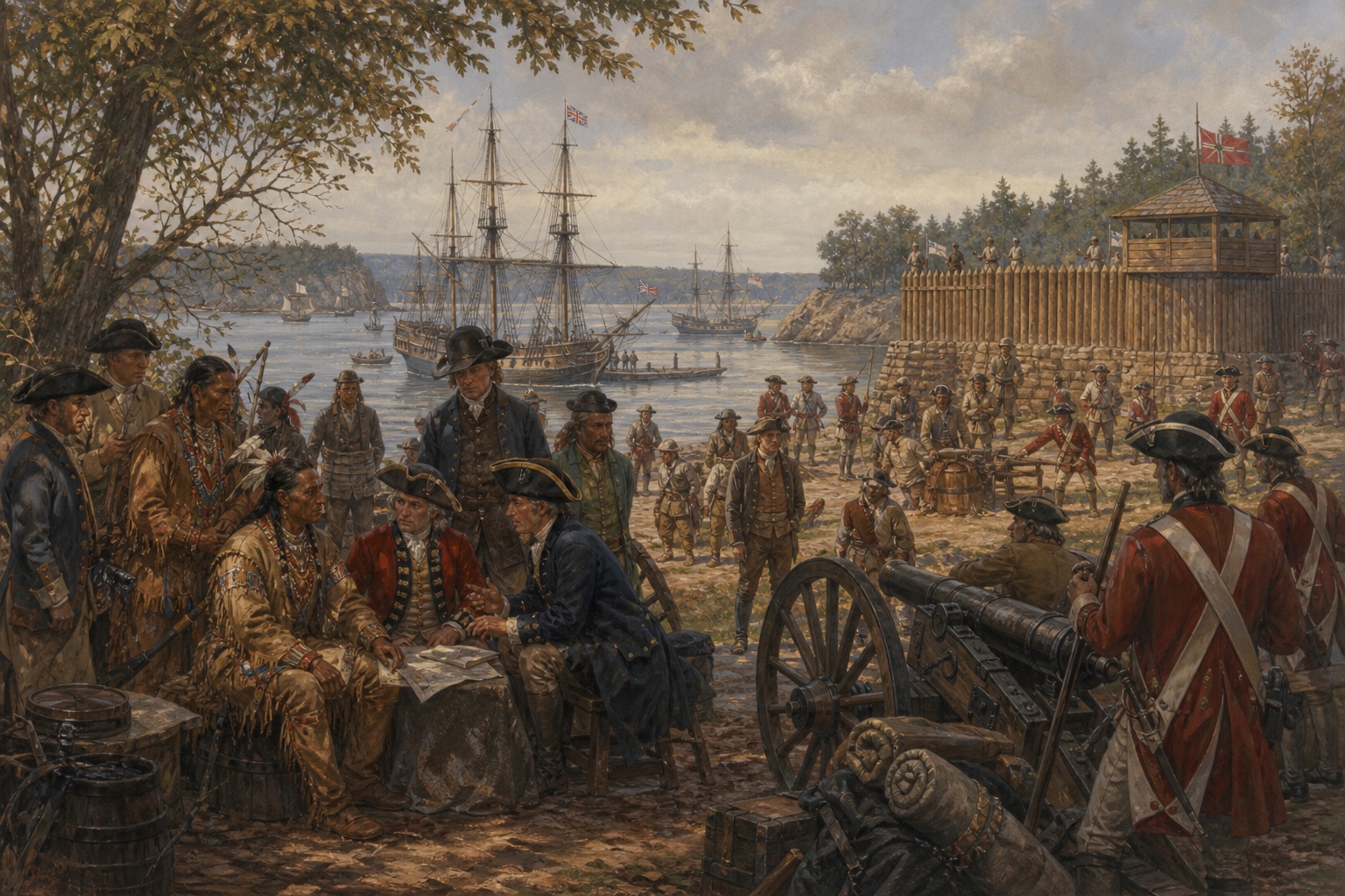 American Revolutionary War: a scene of the prelude