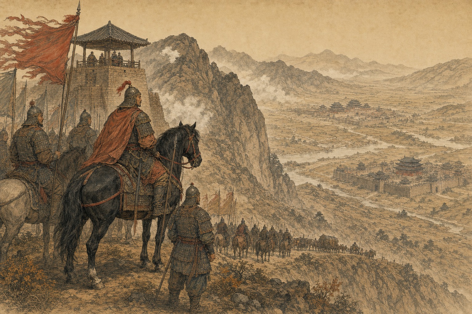 An Lushan Rebellion: a scene of the prelude