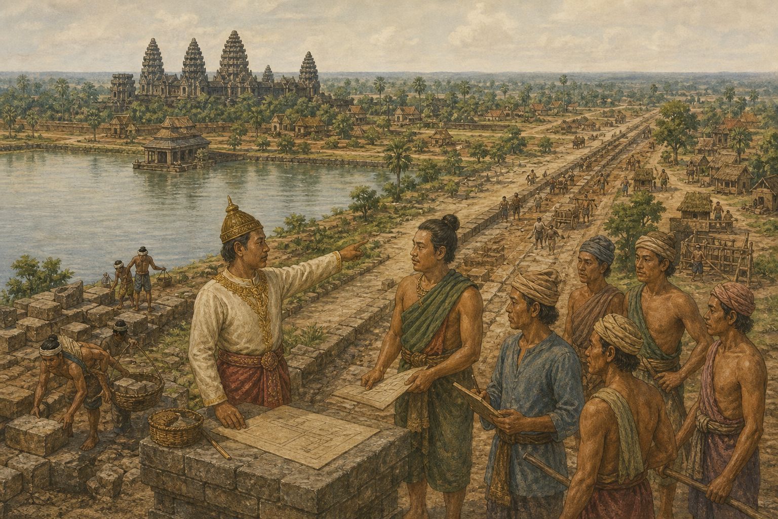 Historical reconstruction of the “Immediate aftermath” stage in Expansion of the Angkorian Empire