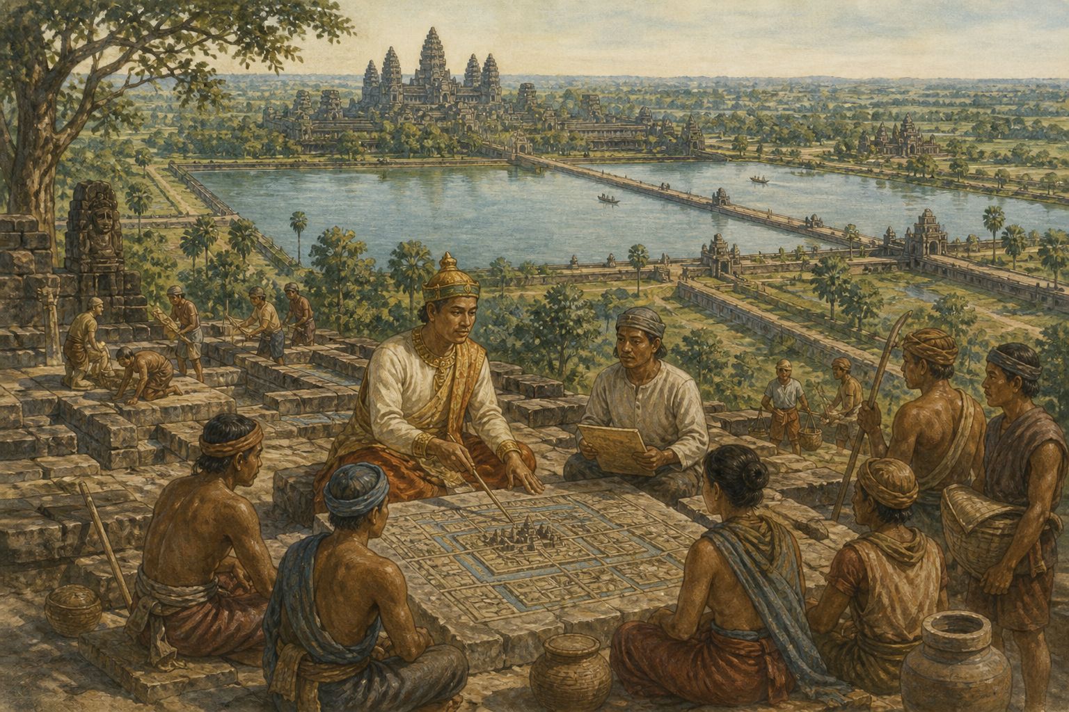 Historical reconstruction of the “Enduring consequences” stage in Expansion of the Angkorian Empire