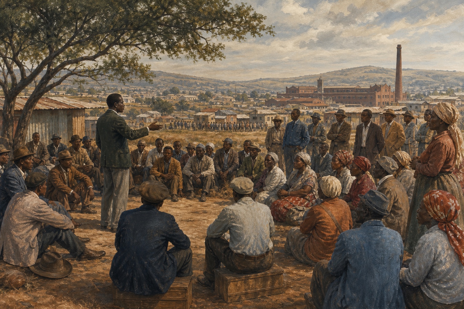 Anti-Apartheid Movement: a scene of the prelude
