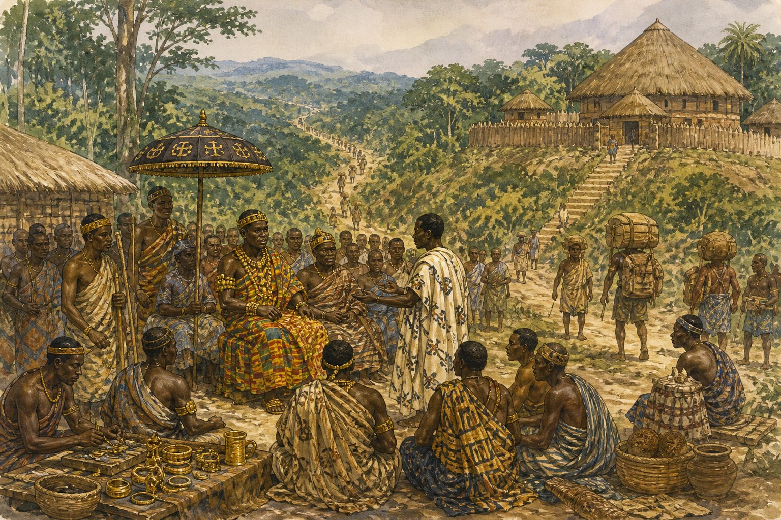 Historical reconstruction of the “Immediate aftermath” stage in Rise of the Ashanti Empire