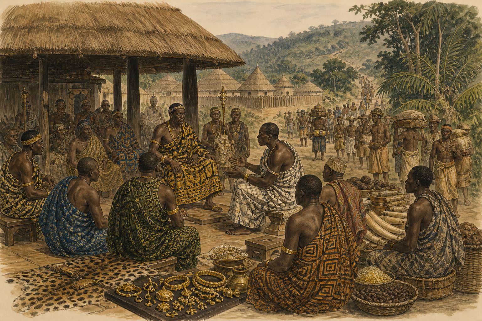 Historical reconstruction of the “Forces in motion” stage in Rise of the Ashanti Empire