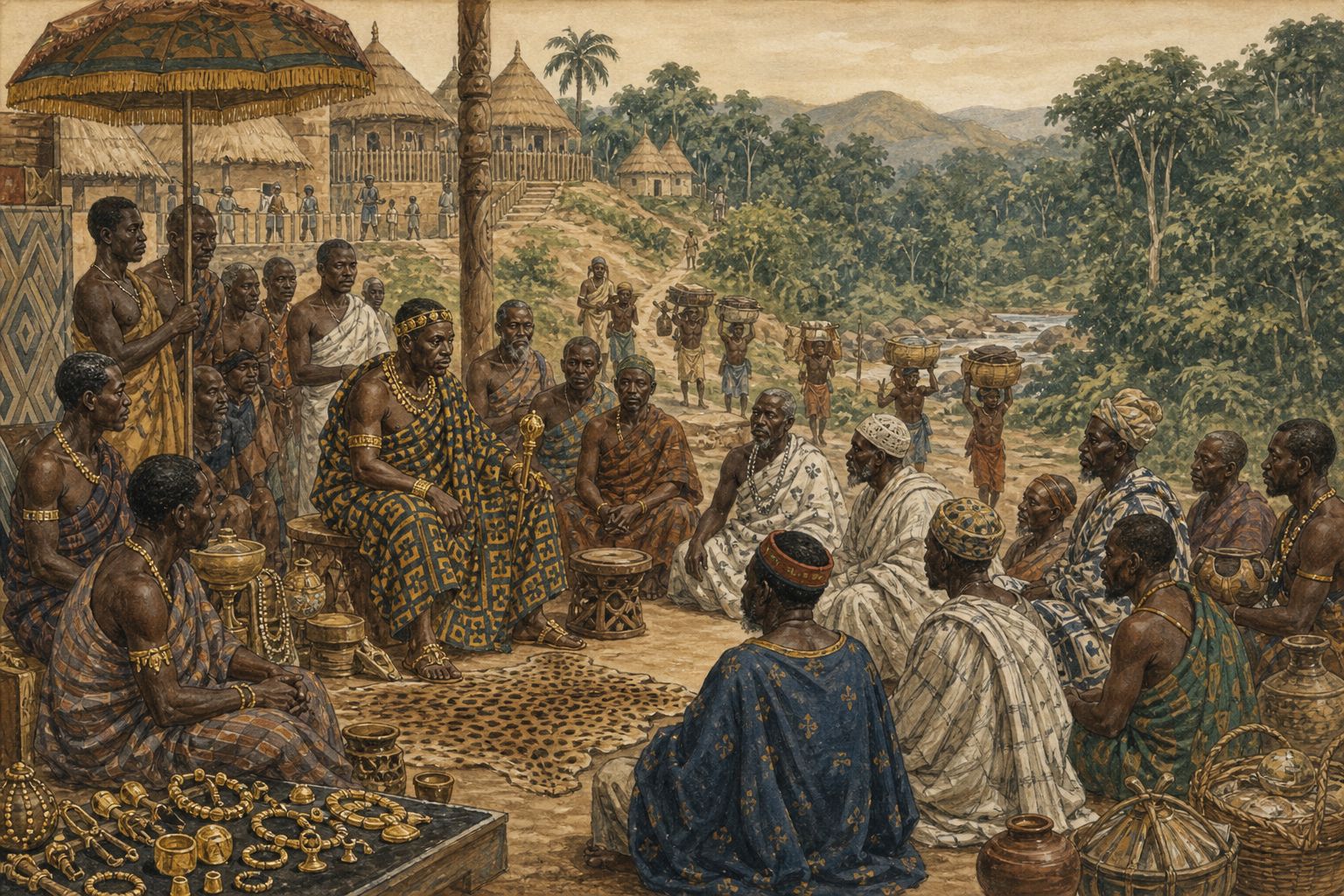Historical reconstruction of the “Enduring consequences” stage in Rise of the Ashanti Empire