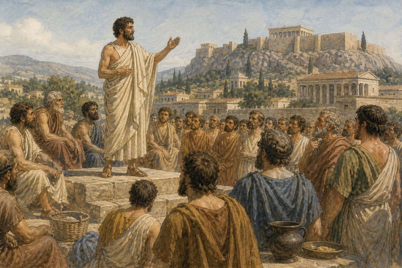 Historical reconstruction of the “Immediate aftermath” stage in Formation of Athenian Democracy