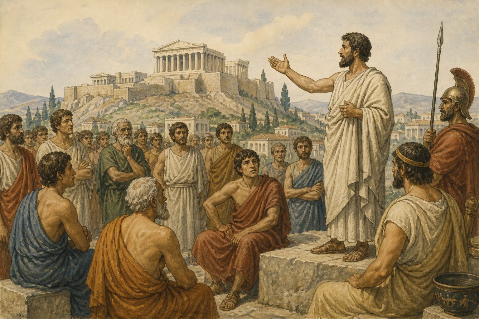 Historical reconstruction of the “Formation of Athenian Democracy” stage in Formation of Athenian Democracy