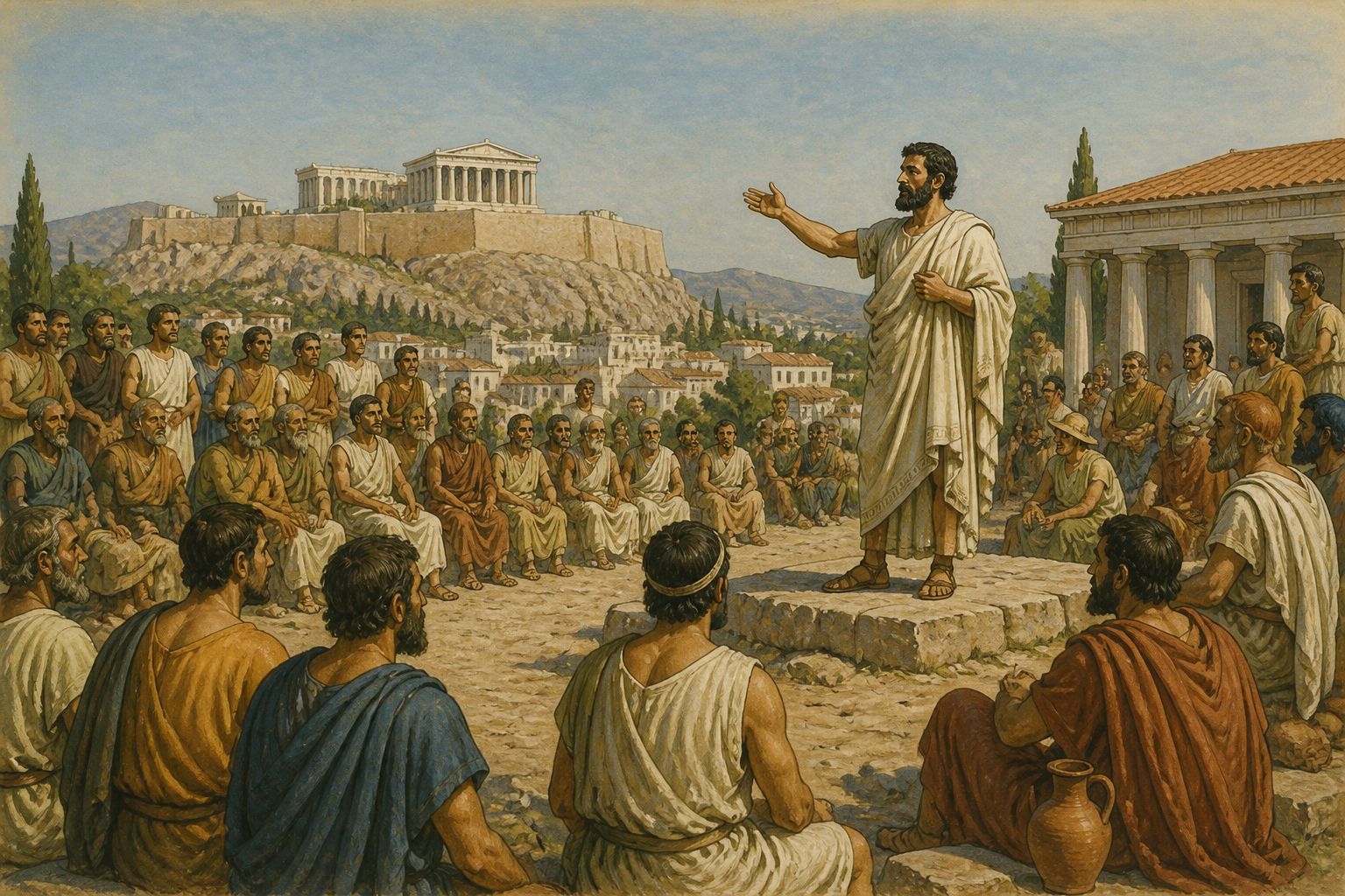 Historical reconstruction of the “Prelude” stage in Formation of Athenian Democracy