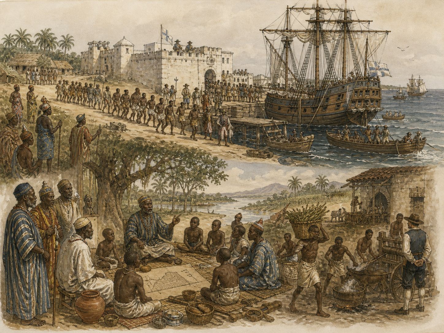 Historical reconstruction of Expansion of the Atlantic Slave Trade's long-term consequences: In the longer term, it was a central and violent process shaping populations, wealth, empires, resistance, and modern racial systems around the atlantic.