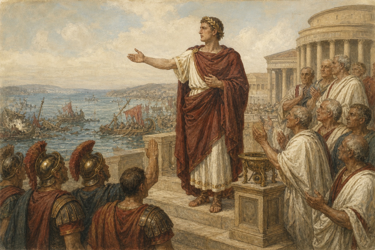Battle of Actium: a scene of long-term significance