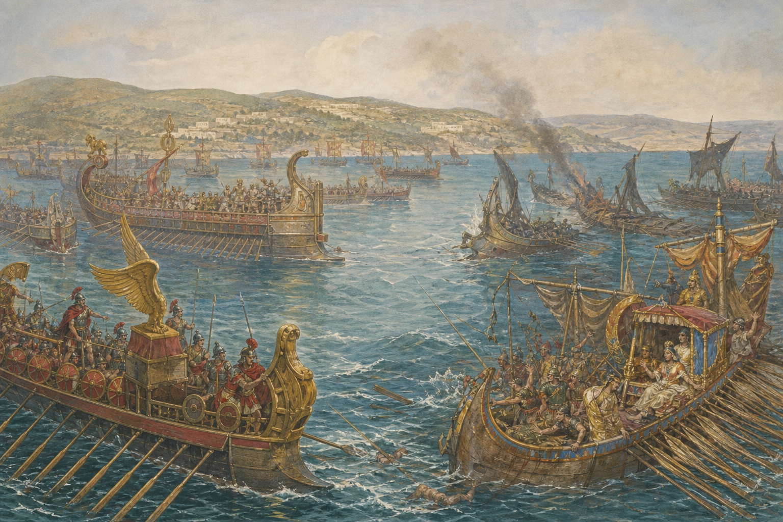 Battle of Actium: the central event