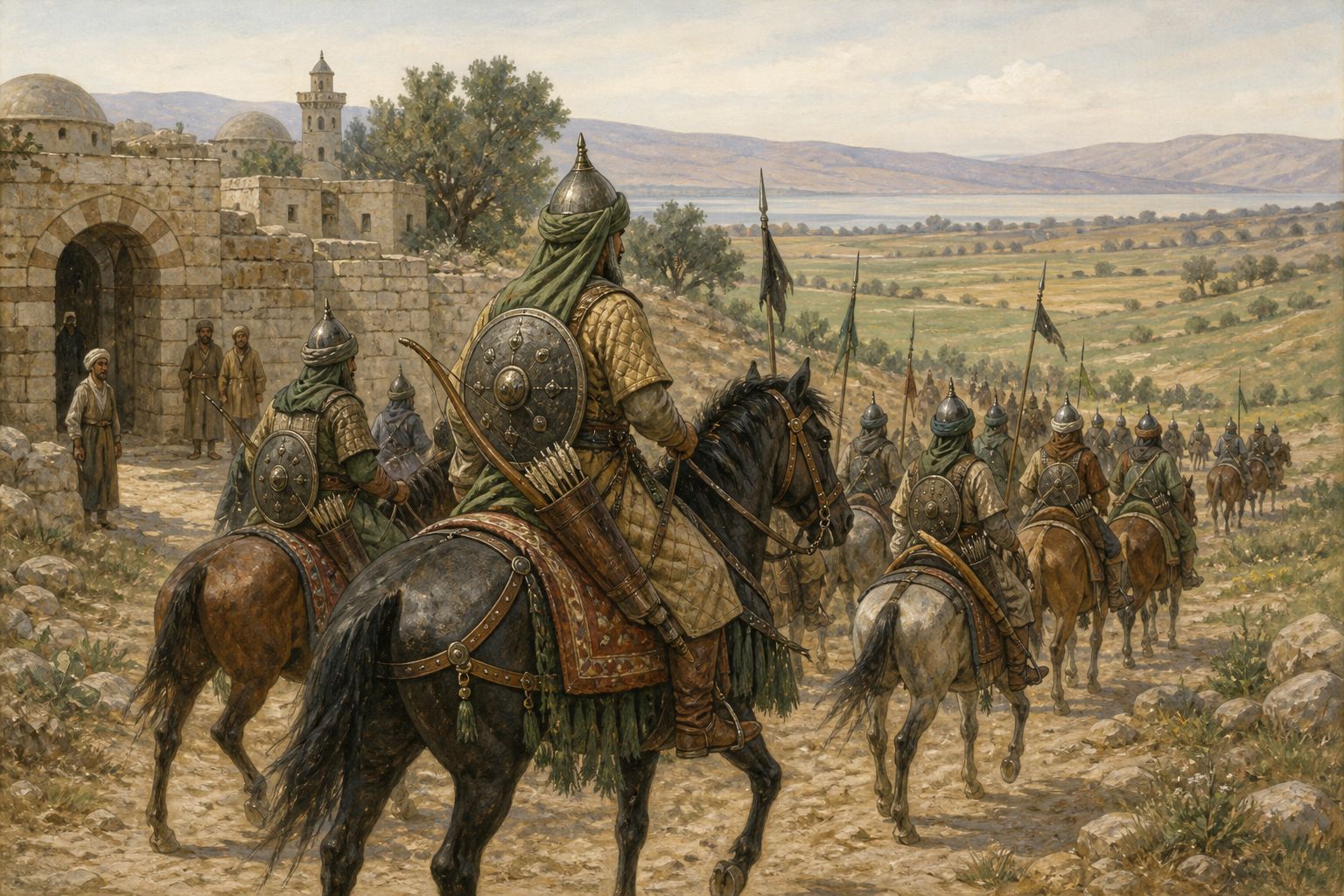 Historical reconstruction of “Mongols capture Baghdad” in Battle of Ain Jalut