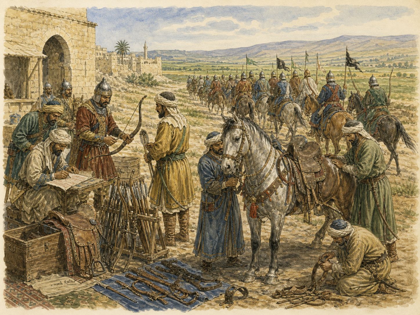 Historical reconstruction of Battle of Ain Jalut's immediate aftermath: It became a turning point showing that the political order of the Middle East would not be determined by the Mongol Empire alone.