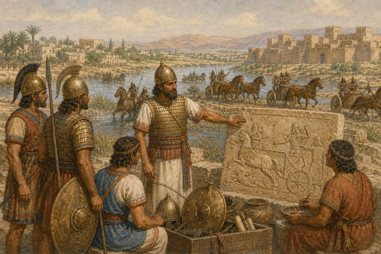 Historical reconstruction of “Egyptian–Hittite peace treaty” in Battle of Kadesh