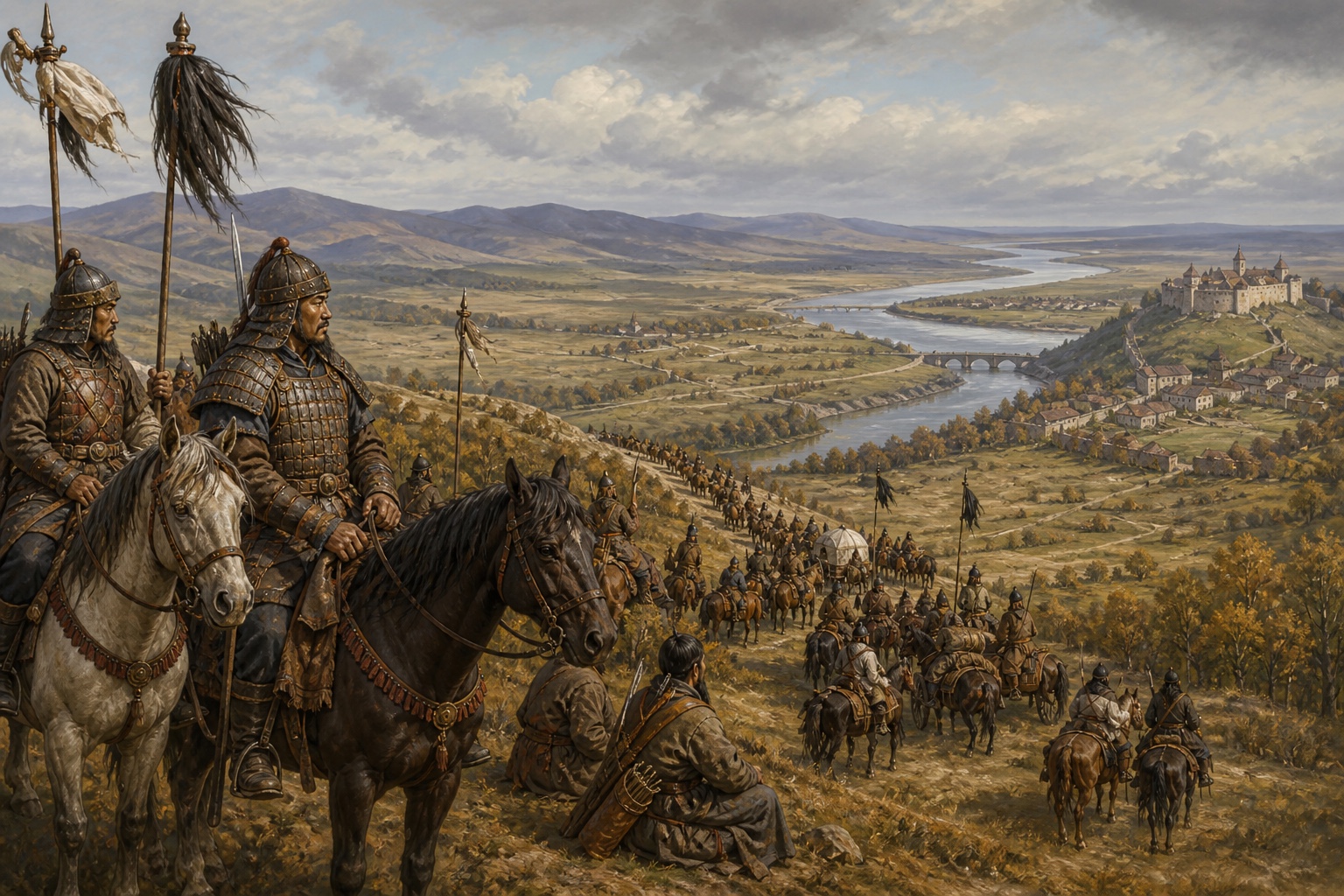 Battle of Legnica: a scene of the prelude