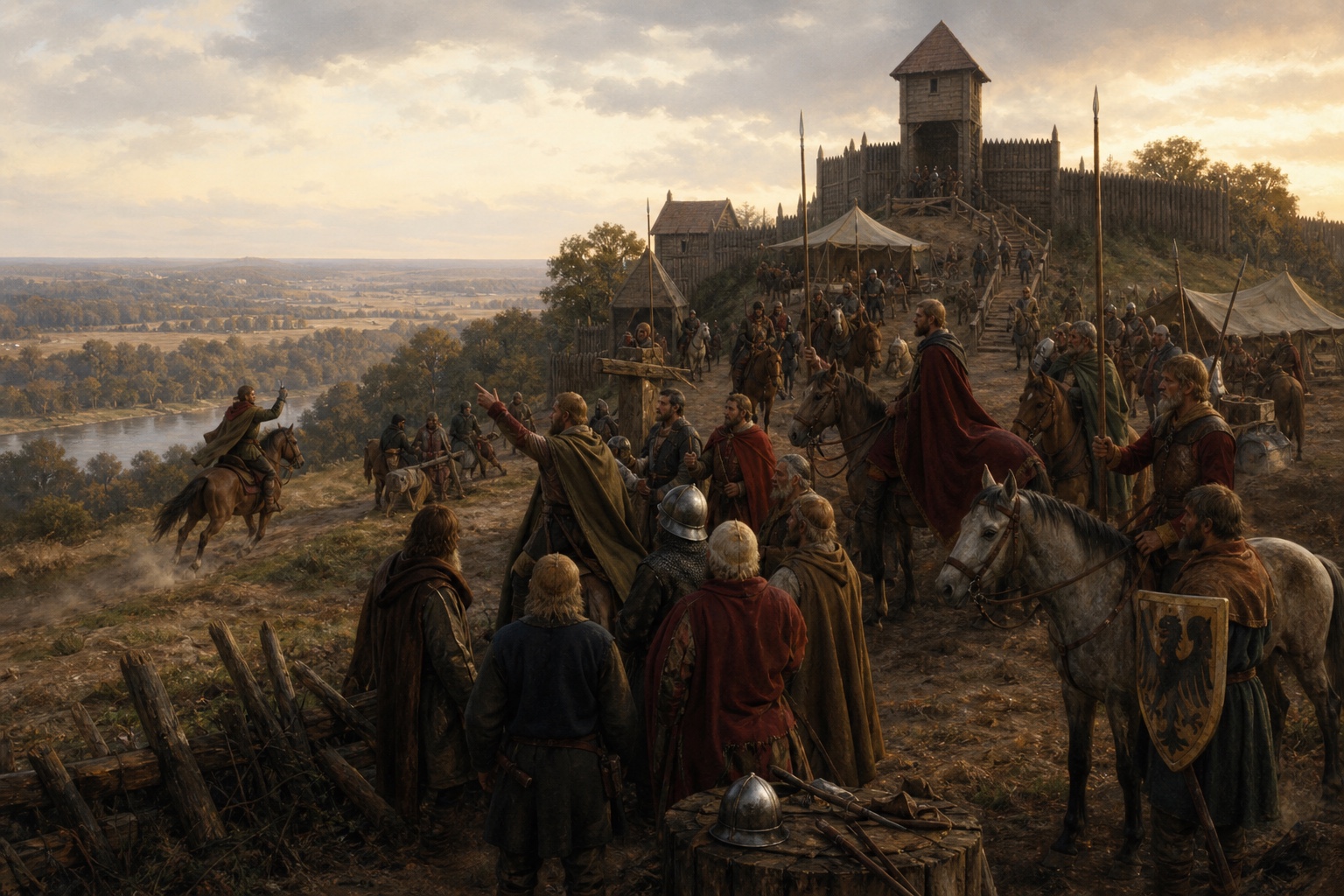Battle of Legnica: a scene of rising tension