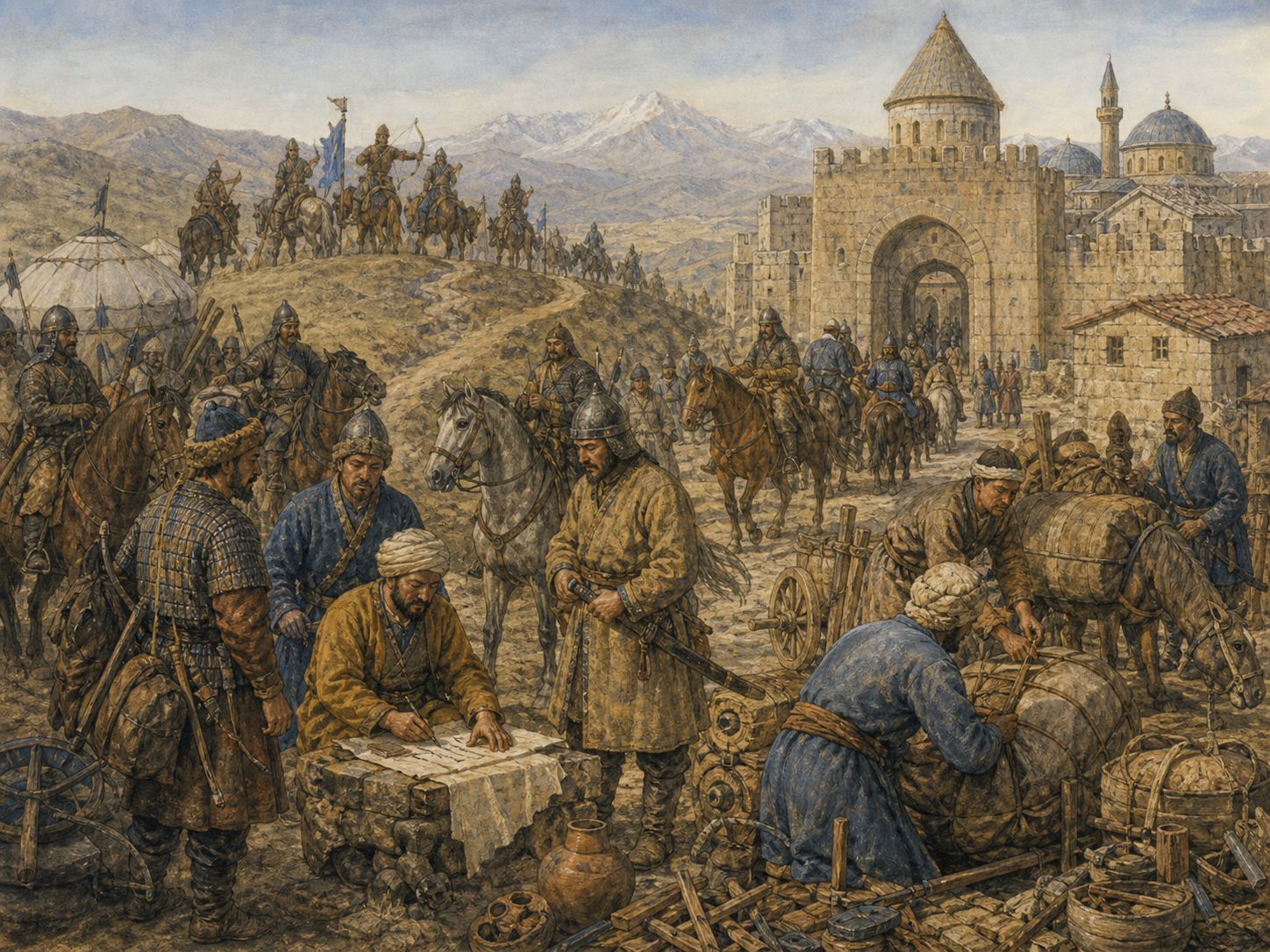 Historical reconstruction of Battle of Manzikert's immediate aftermath: The battle accelerated the settlement of Turkic powers in Anatolia and changed the Byzantine military and political environment.