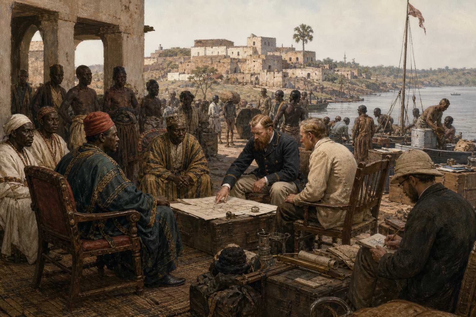Berlin Conference: a scene of the prelude