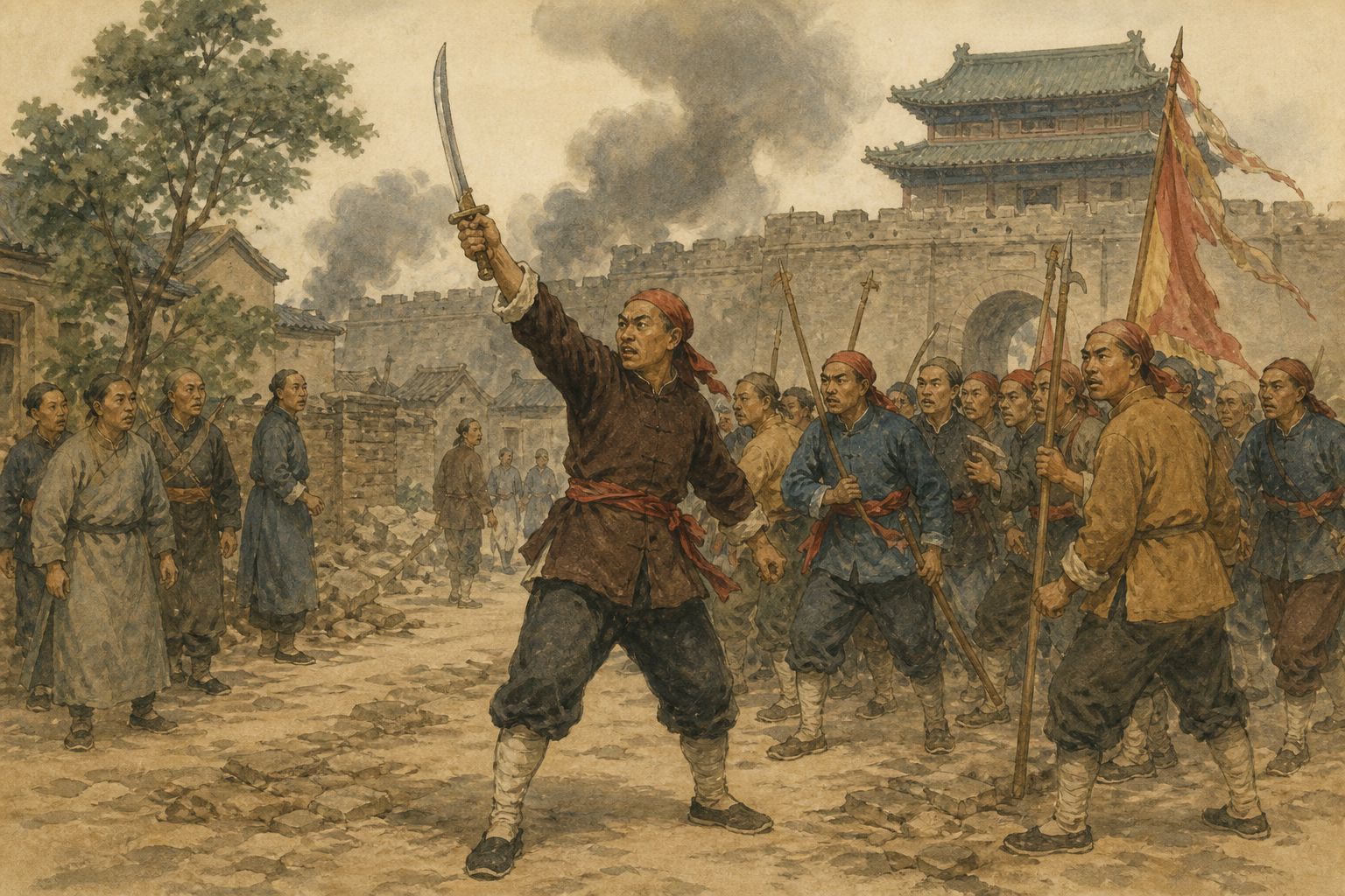 Historical reconstruction of the “Turning point” stage in Boxer Rebellion