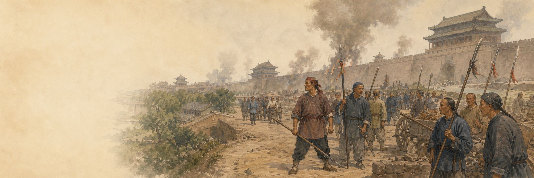 Reconstruction of people and places connected with Boxer Rebellion