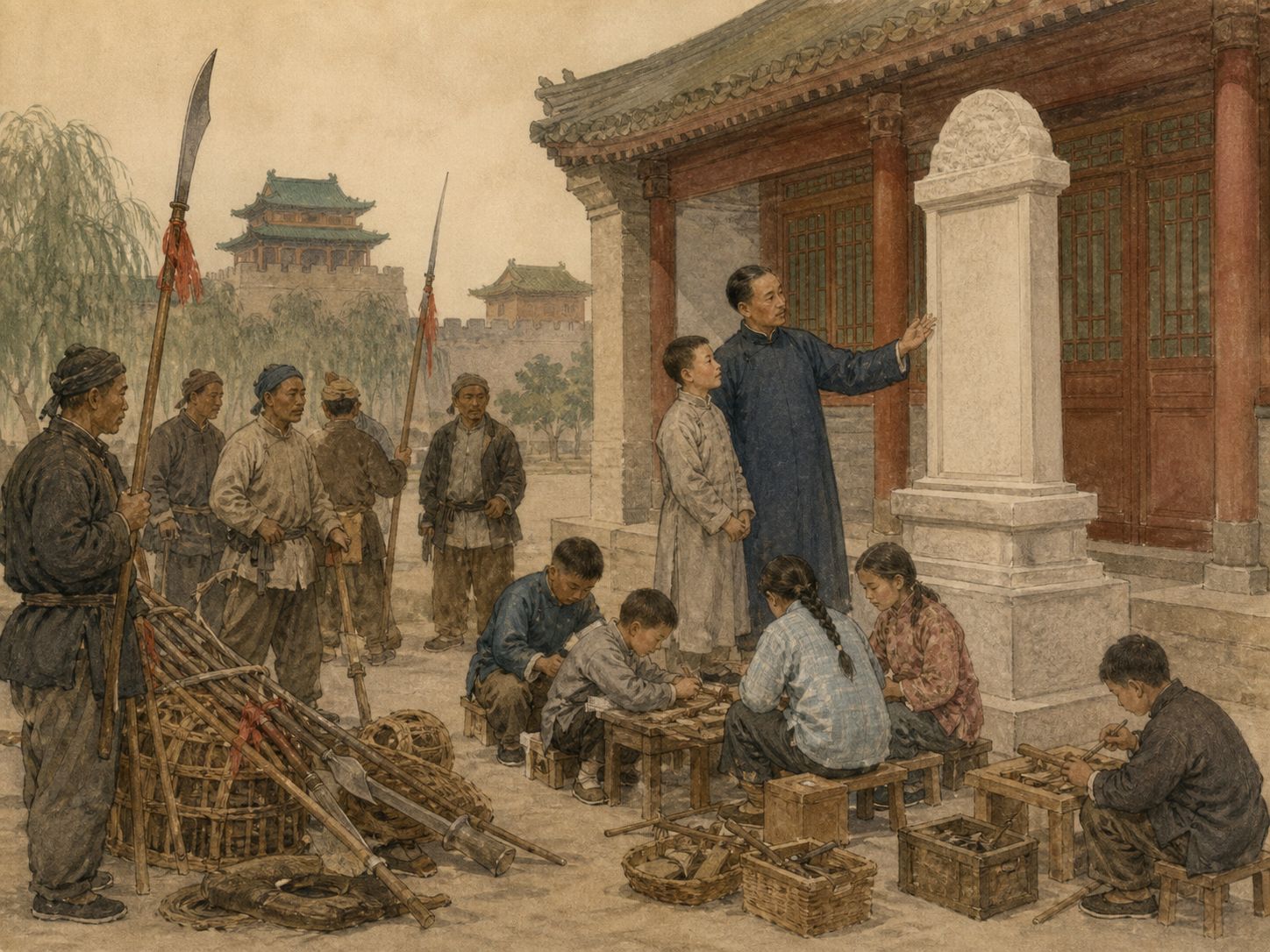 Historical reconstruction of Boxer Rebellion's long-term consequences: The crisis exposed Qing weakness and imperial intervention, accelerating debates about reform and revolution.