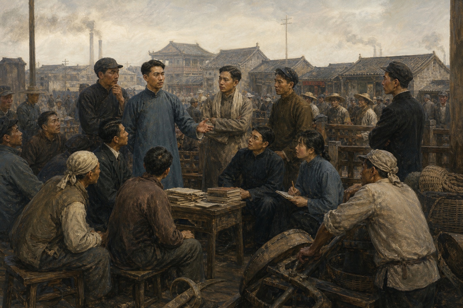 Chinese Revolution (1921–1949): a scene of rising tension