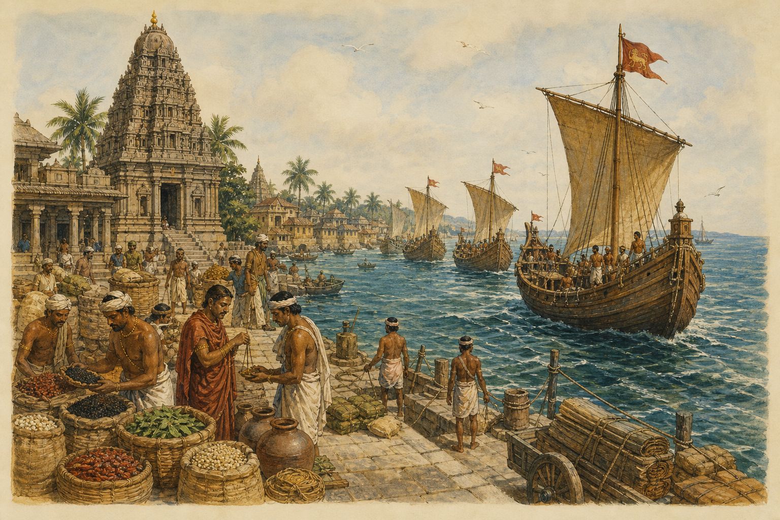 Historical reconstruction of the “Immediate aftermath” stage in Chola Maritime Expansion