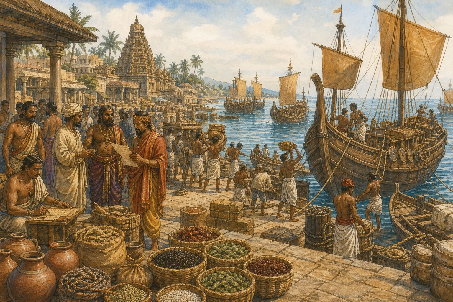 Historical reconstruction of the “Forces in motion” stage in Chola Maritime Expansion
