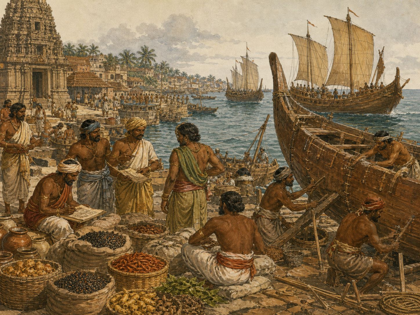 Historical reconstruction of Chola Maritime Expansion's immediate aftermath: The expansion strengthened temple economies, maritime exchange, and political connections across the Bay of Bengal.