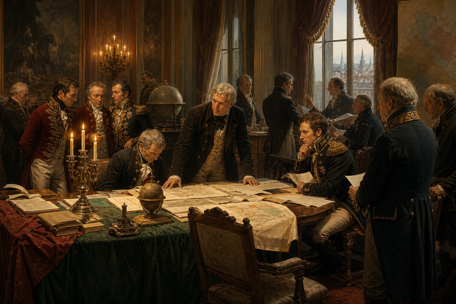 Congress of Vienna: a scene of the prelude
