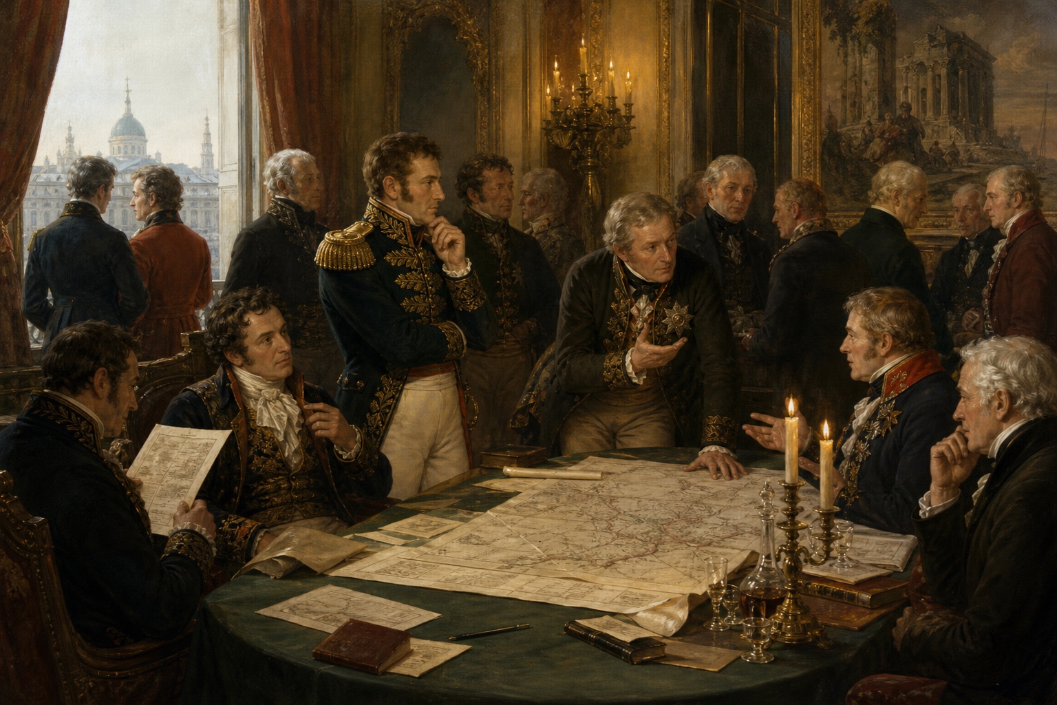 Congress of Vienna: a scene of rising tension