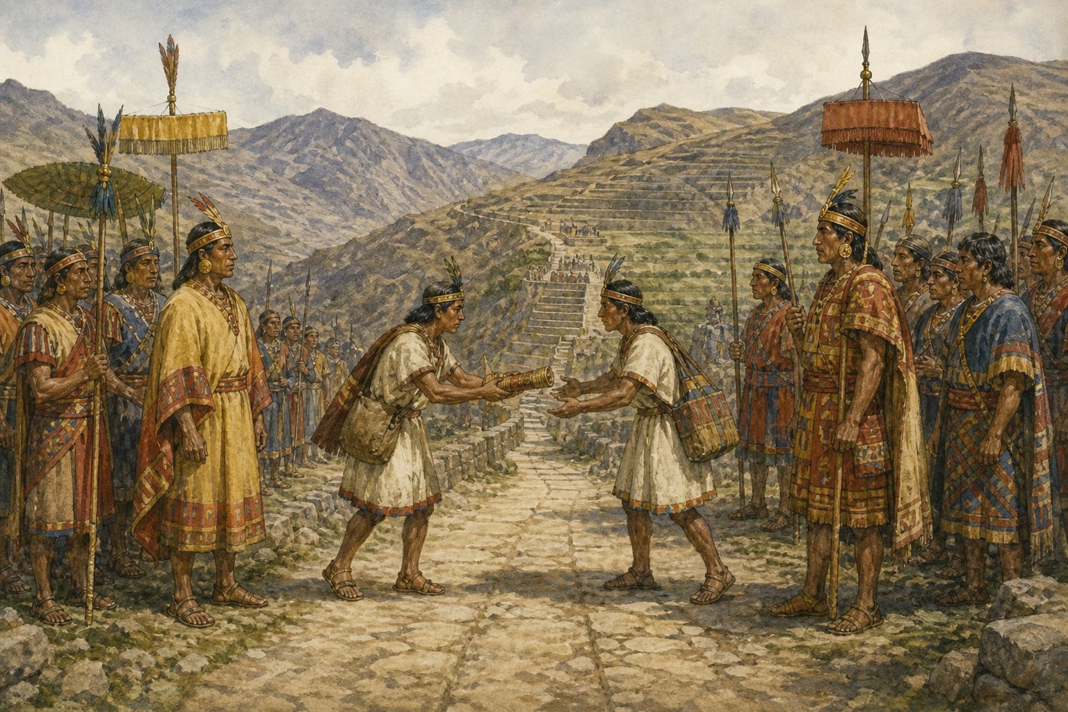 Historical reconstruction of the “Inca civil war and succession crisis” stage in Conquest of the Inca Empire