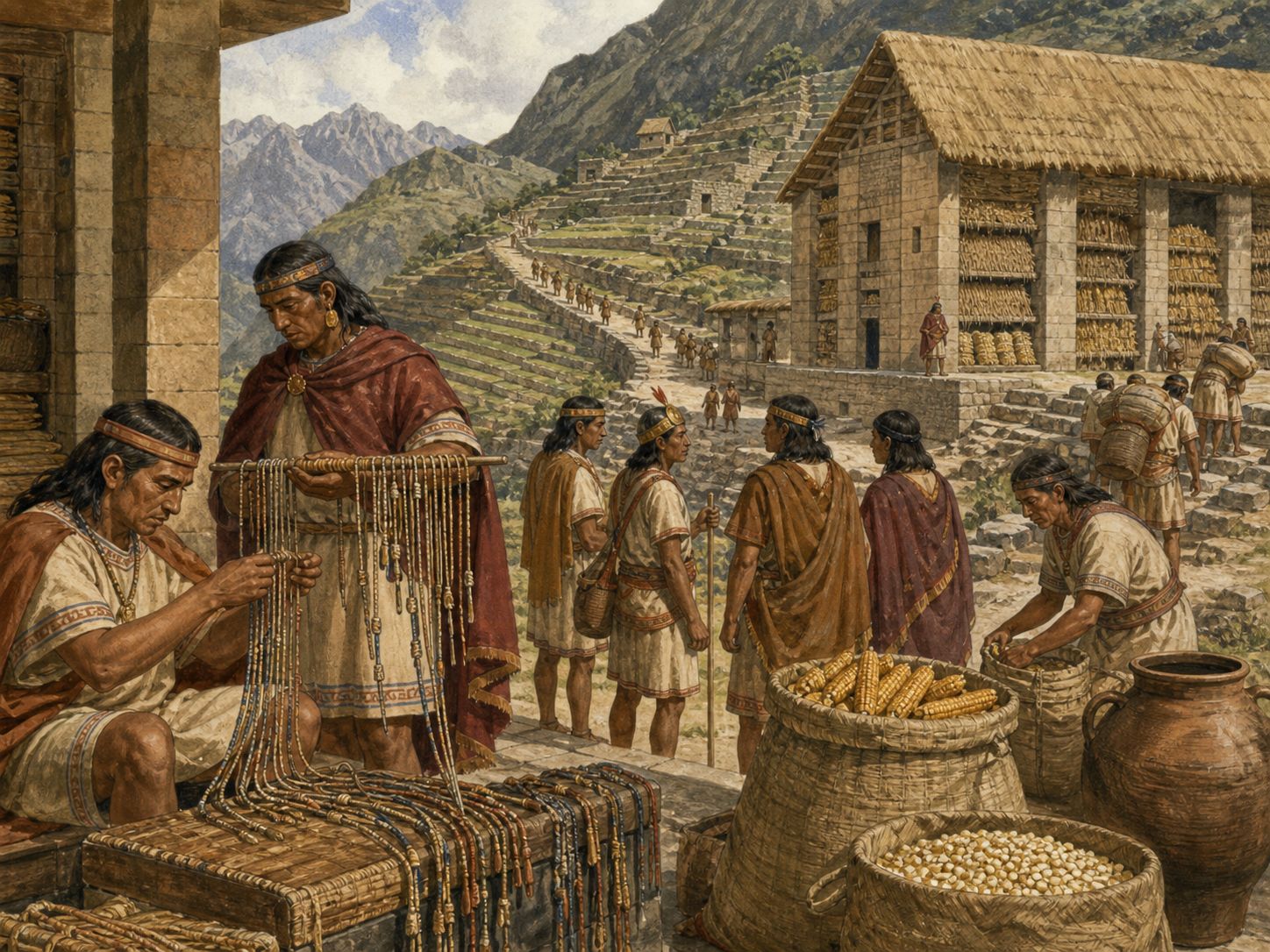 Historical reconstruction of Conquest of the Inca Empire's background: A succession struggle after the death of Huayna Capac divided the empire, giving Francisco Pizarro’s expedition opportunities to exploit Andean political rivalries and alliances.