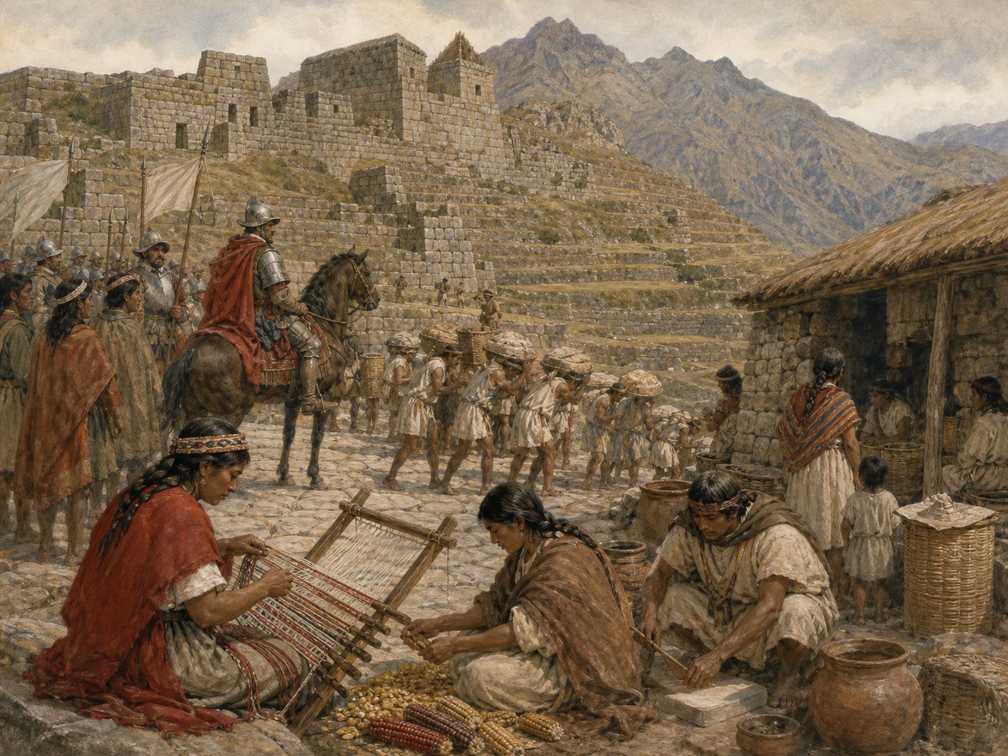 Historical reconstruction of Conquest of the Inca Empire's long-term consequences: The conquest cannot be explained by a small Spanish force’s technology alone.