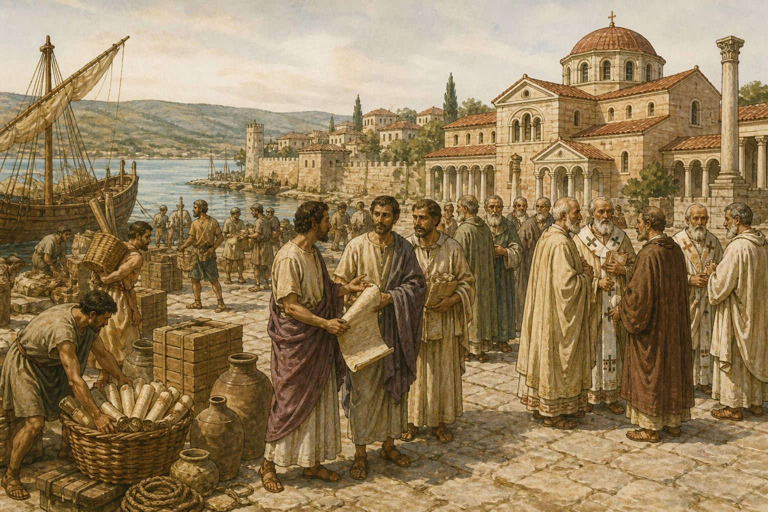 Historical reconstruction of “The Arian dispute widens” in Council of Nicaea