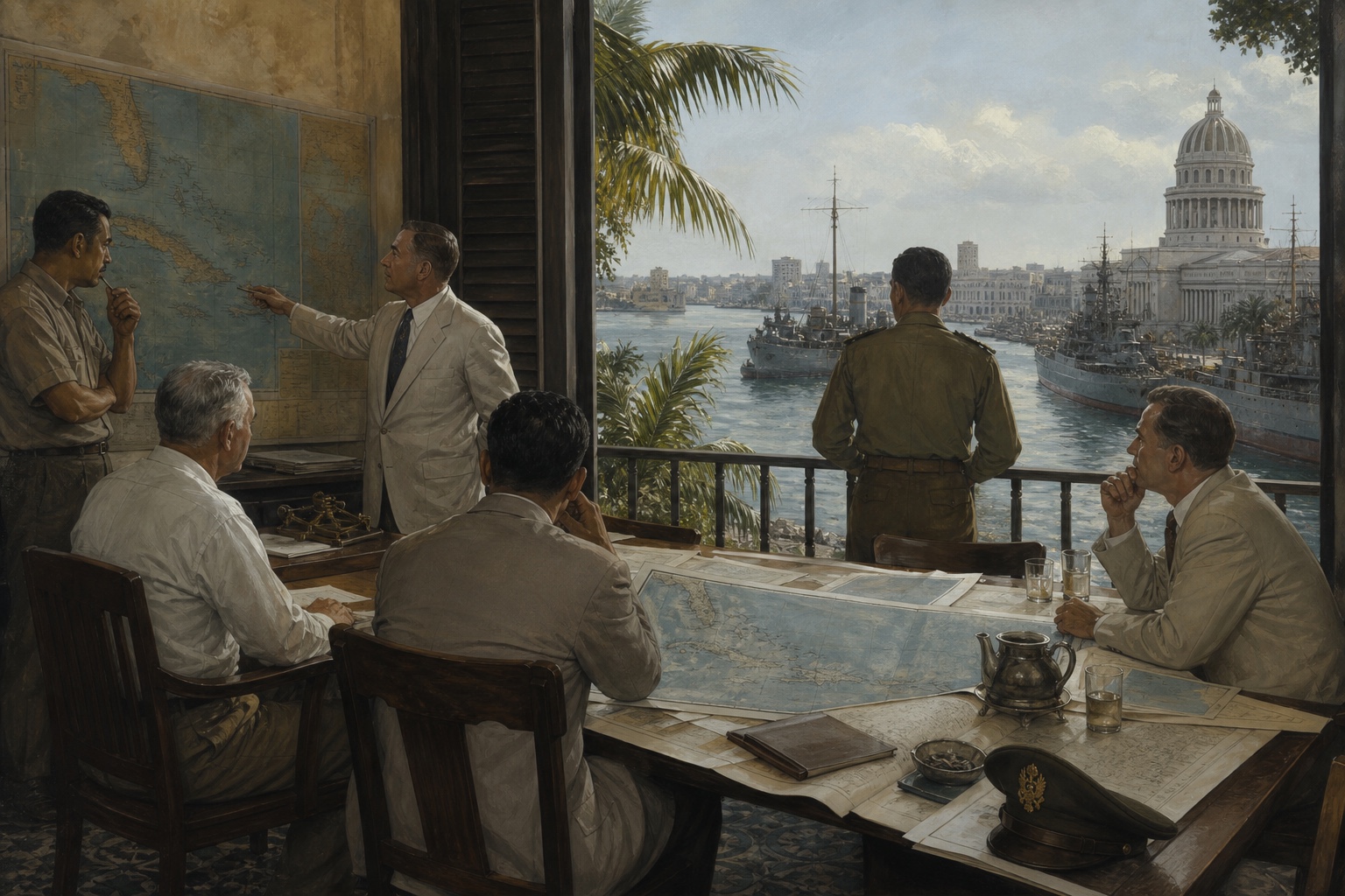 Cuban Missile Crisis: a scene of the prelude