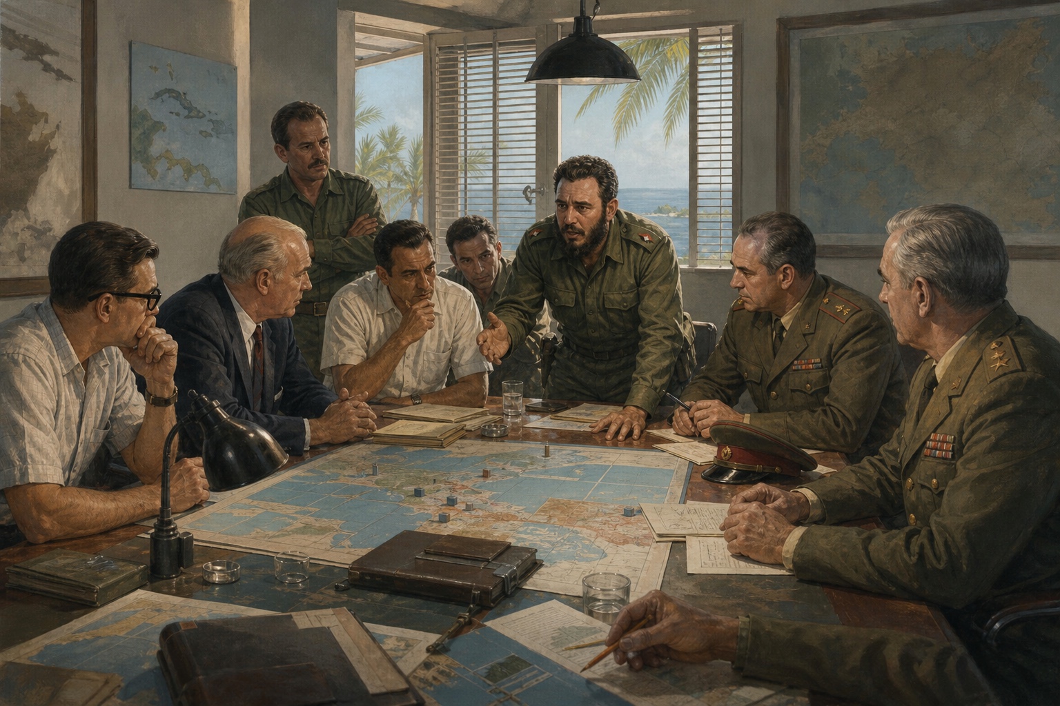Cuban Missile Crisis: a scene of rising tension