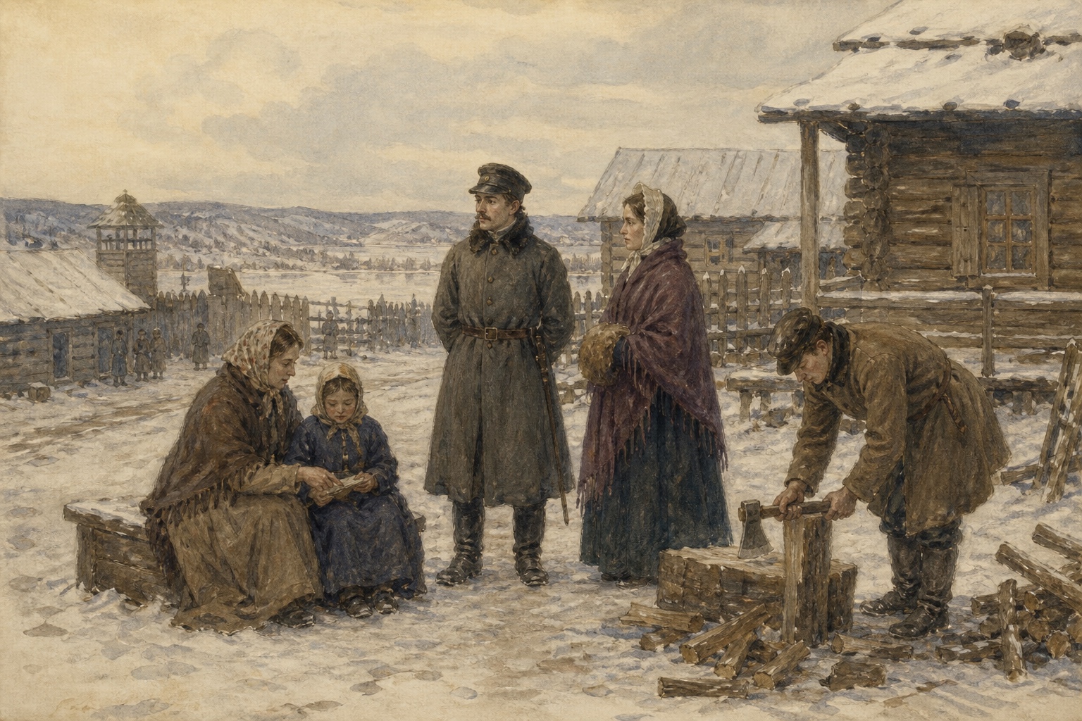 Historical reconstruction of “Leaders tried and exiled” in Decembrist Revolt