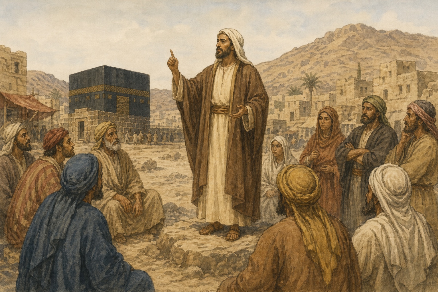 Formation of the Early Muslim Community: a scene of the prelude