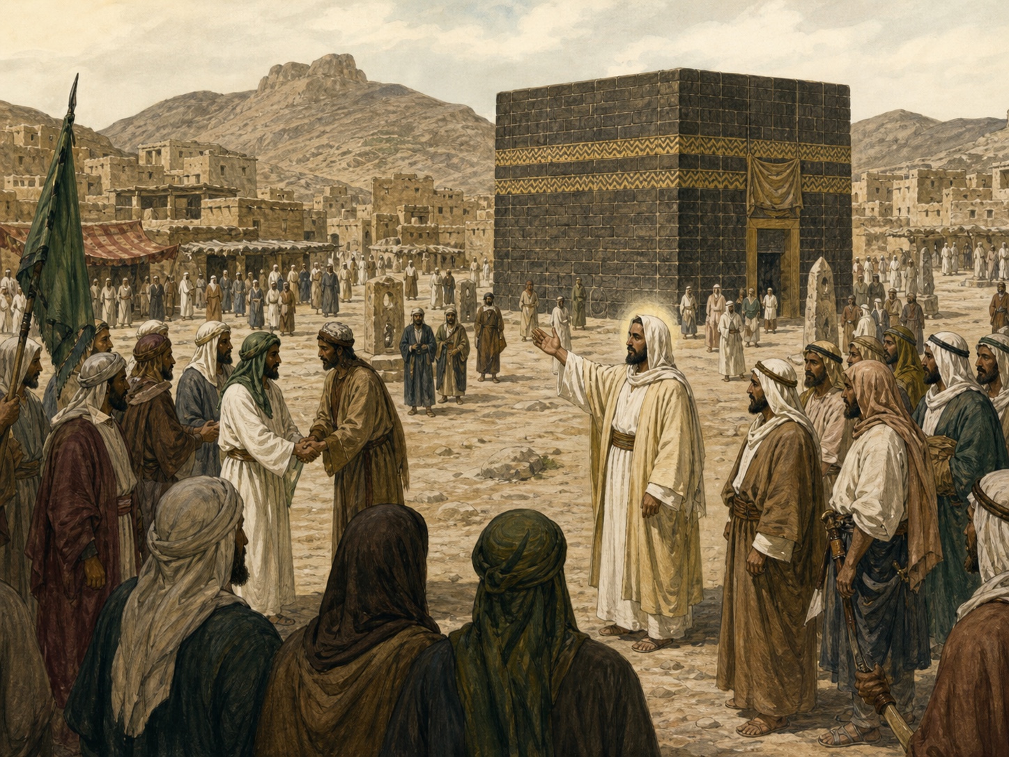 Illustrated reconstruction of the course of Formation of the Early Muslim Community