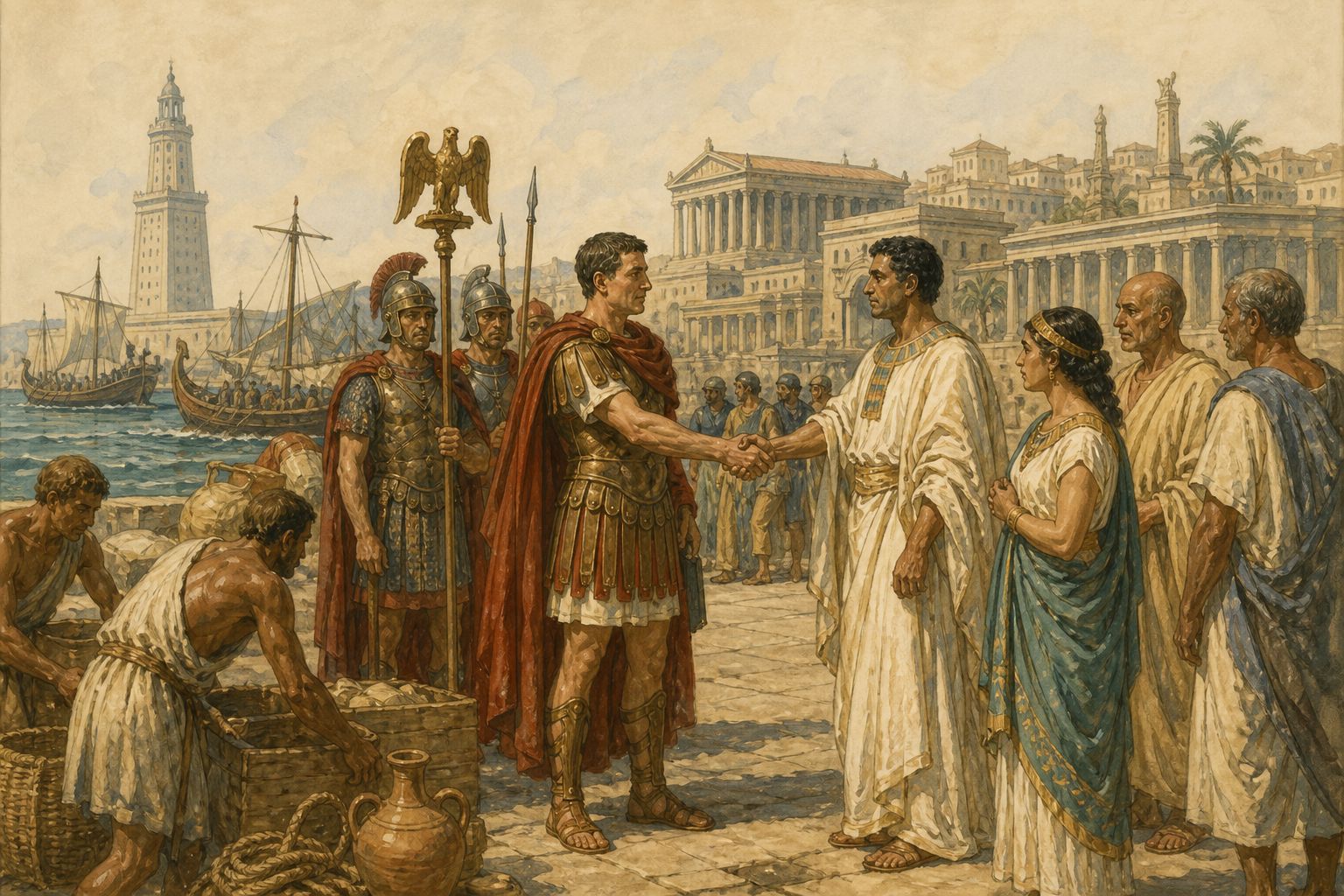 Historical reconstruction of the “Long-term significance” stage in Roman Annexation of Ptolemaic Egypt